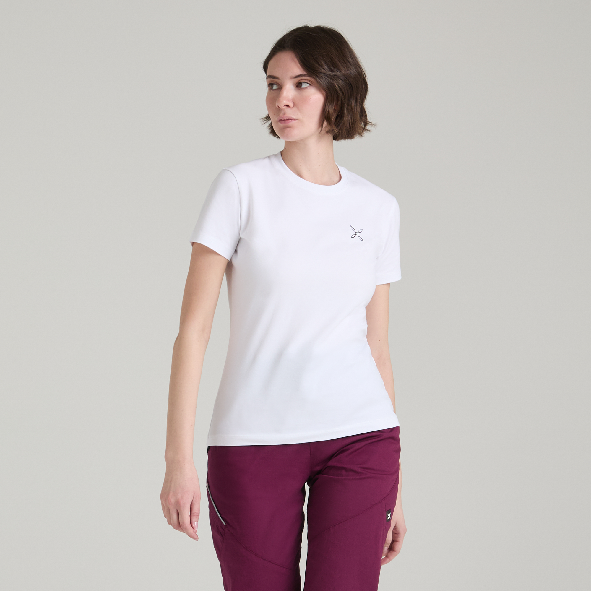 montura-pencil-logo-t-shirt-donna-maglietta-arrampicata-cotone-organico image 6