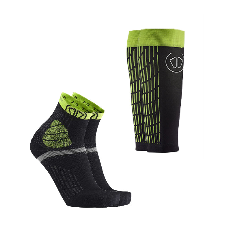sidas-trail-protect-calze-trail-manicotti-ultralight-run-calf-nero-giallo image 1