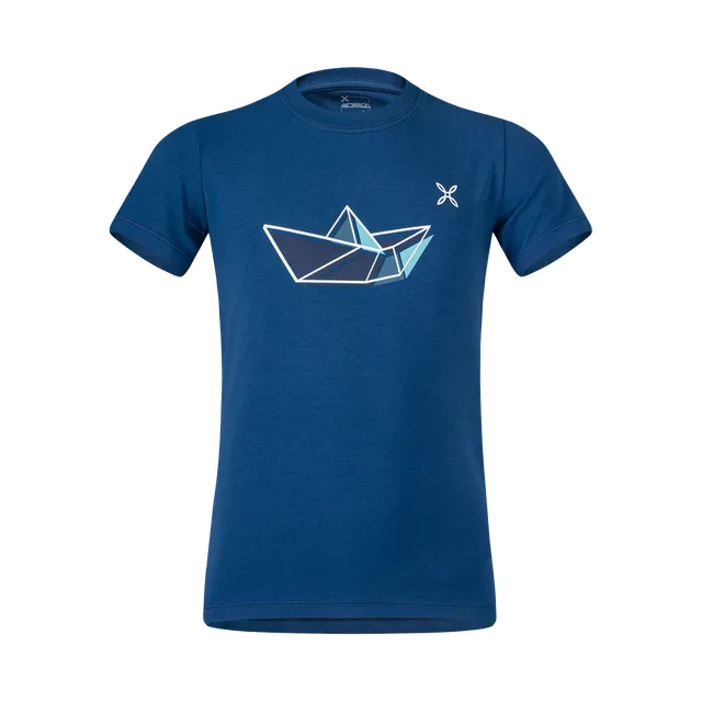 montura-origami-t-shirt-kids-in-jersey-di-cotone-con-grafica image 1
