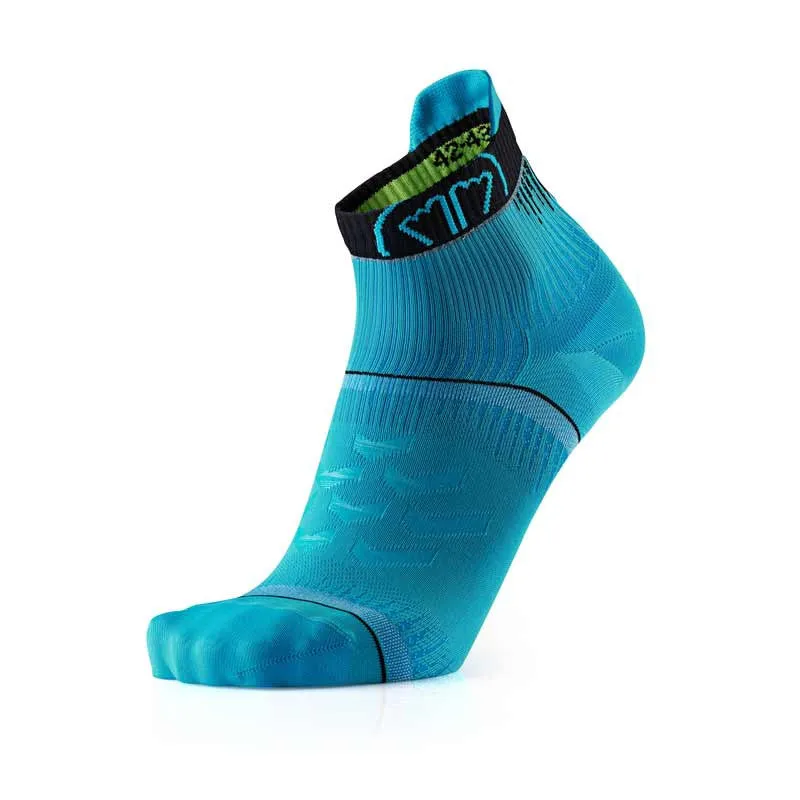 sidas-run-ultra-calze-running-nero-turchese image 1