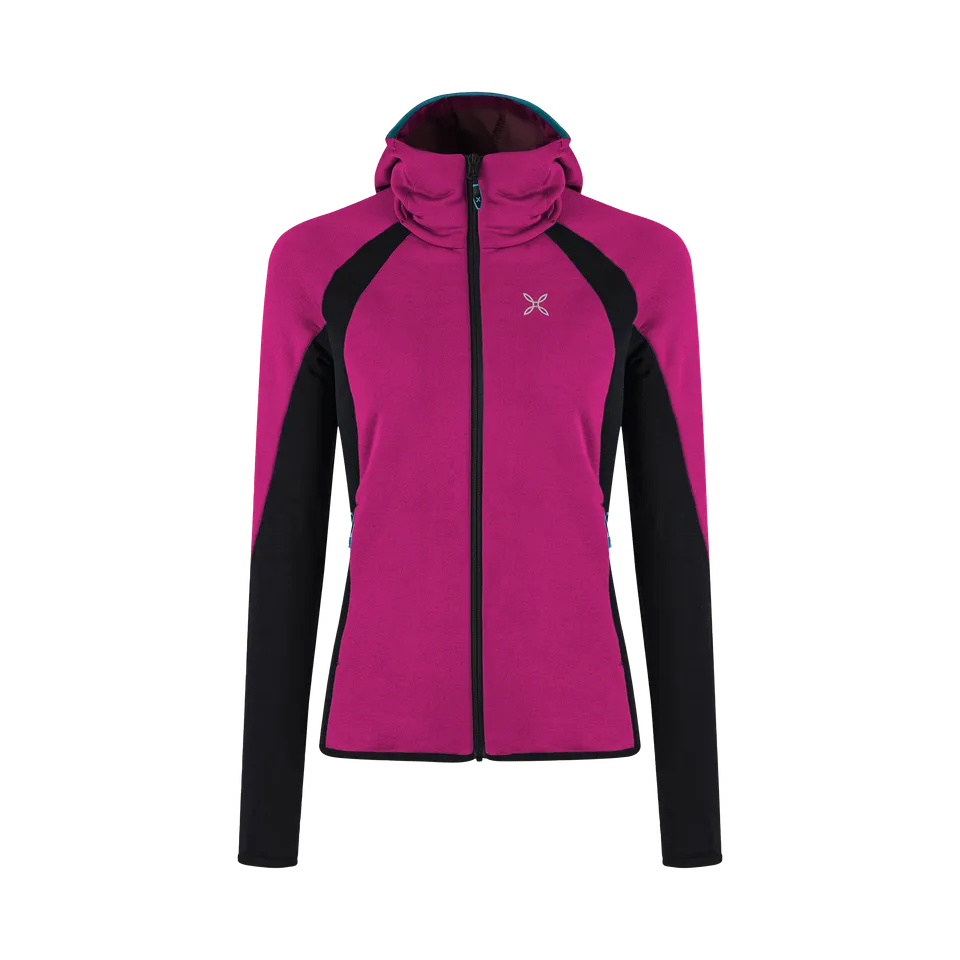 montura-altitude-maglia-donna-pile-polartec-power-stretch-pro-con-cappuccio image 1
