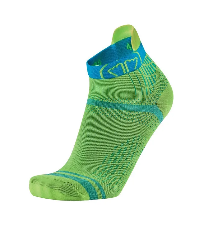 sidas-run-feel-giallo-turchese-calze-running-sottili image 1