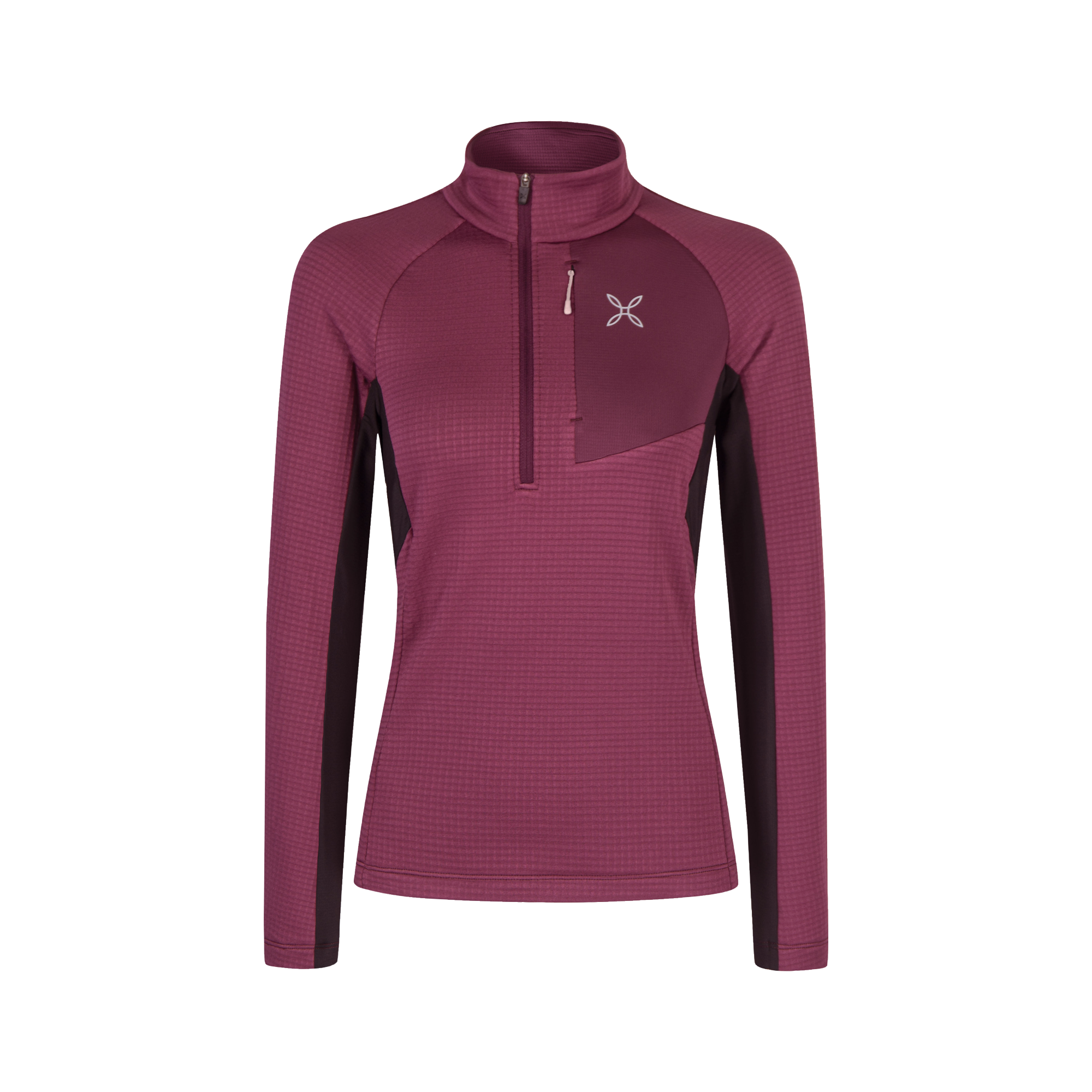 montura-stretch-color-3-zip-maglia-donna-in-polartec-power-grid image 5