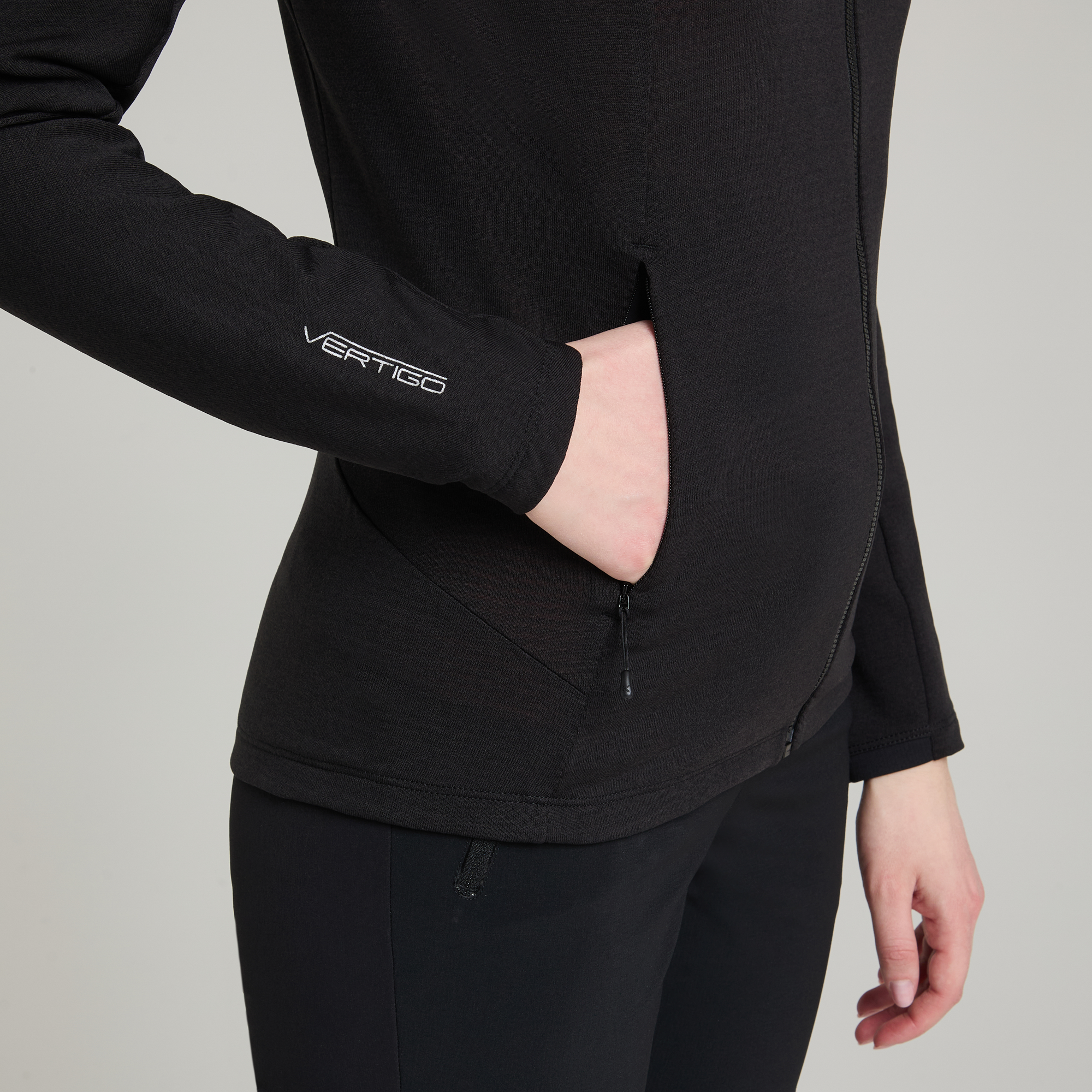 montura-vertigo-power-grid-pile-donna-con-mezza-zip image 7