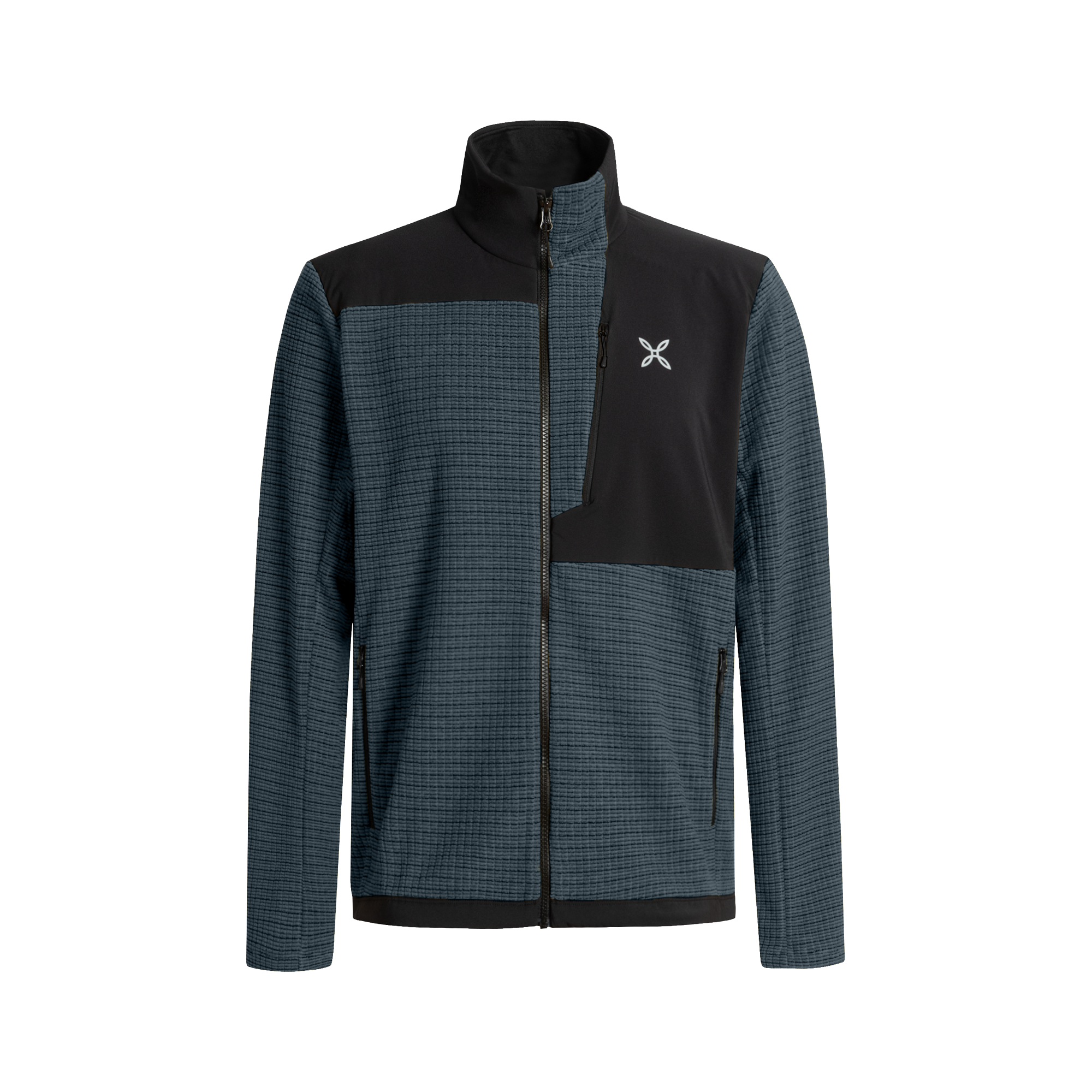 montura-space-maglia-pile-caldo-full-zip-3d-grid image 3