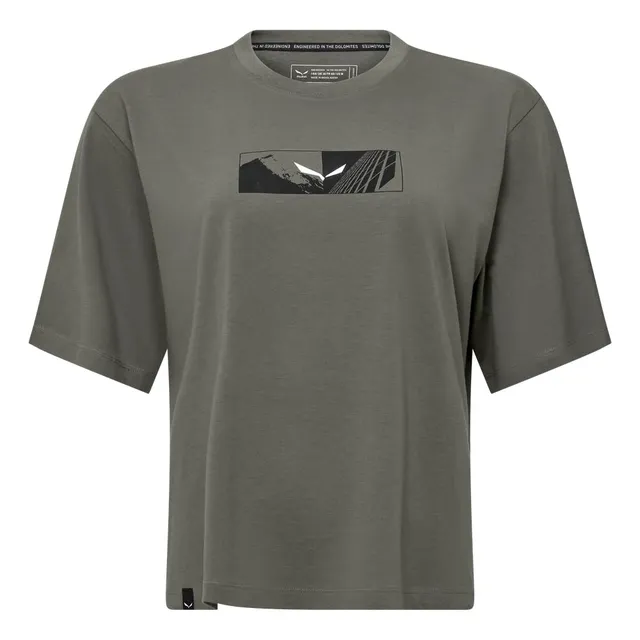 salewa-eagle-hybrid-loose-t-shirt-w-s-s-tee-maglietta-donna-montagna image 1