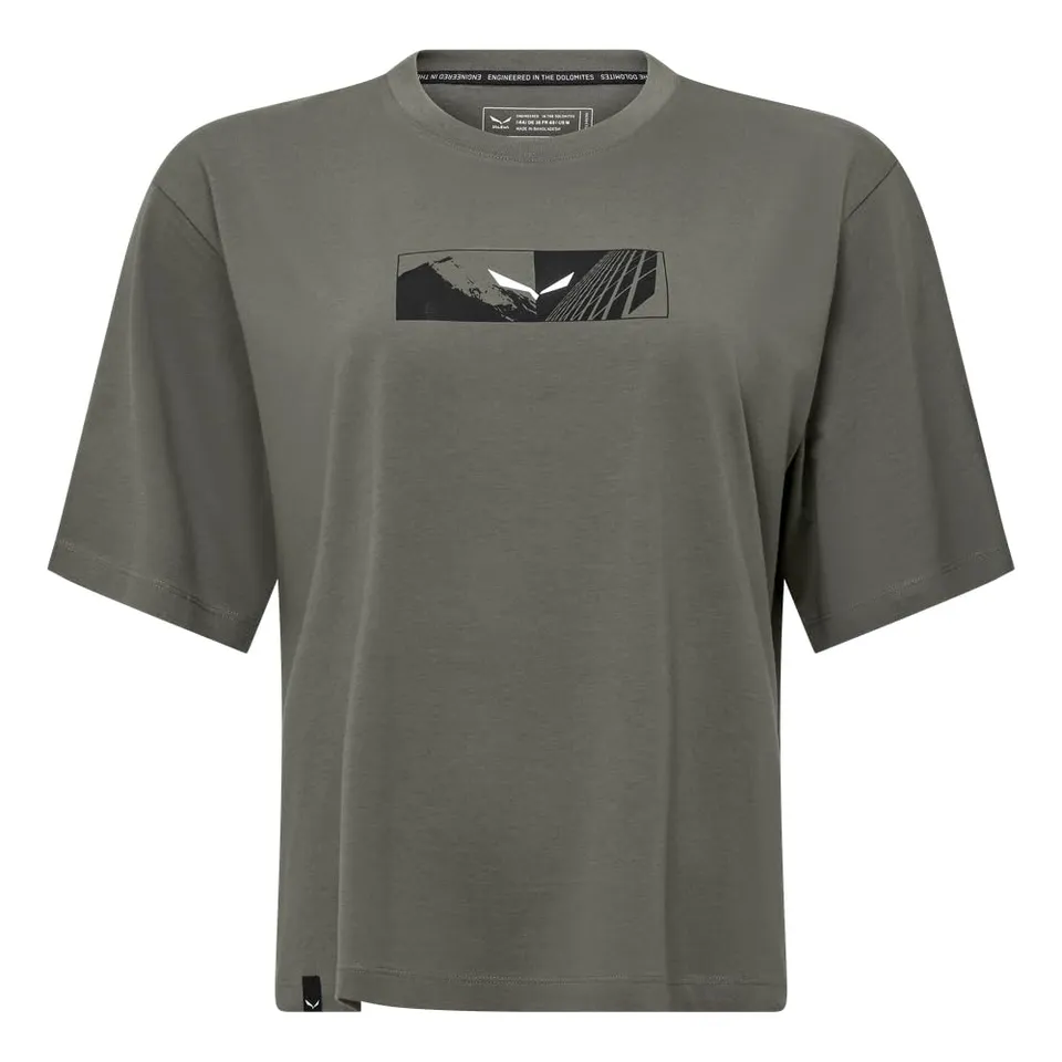 salewa-eagle-hybrid-loose-t-shirt-w-s-s-tee-maglietta-donna-montagna image 1