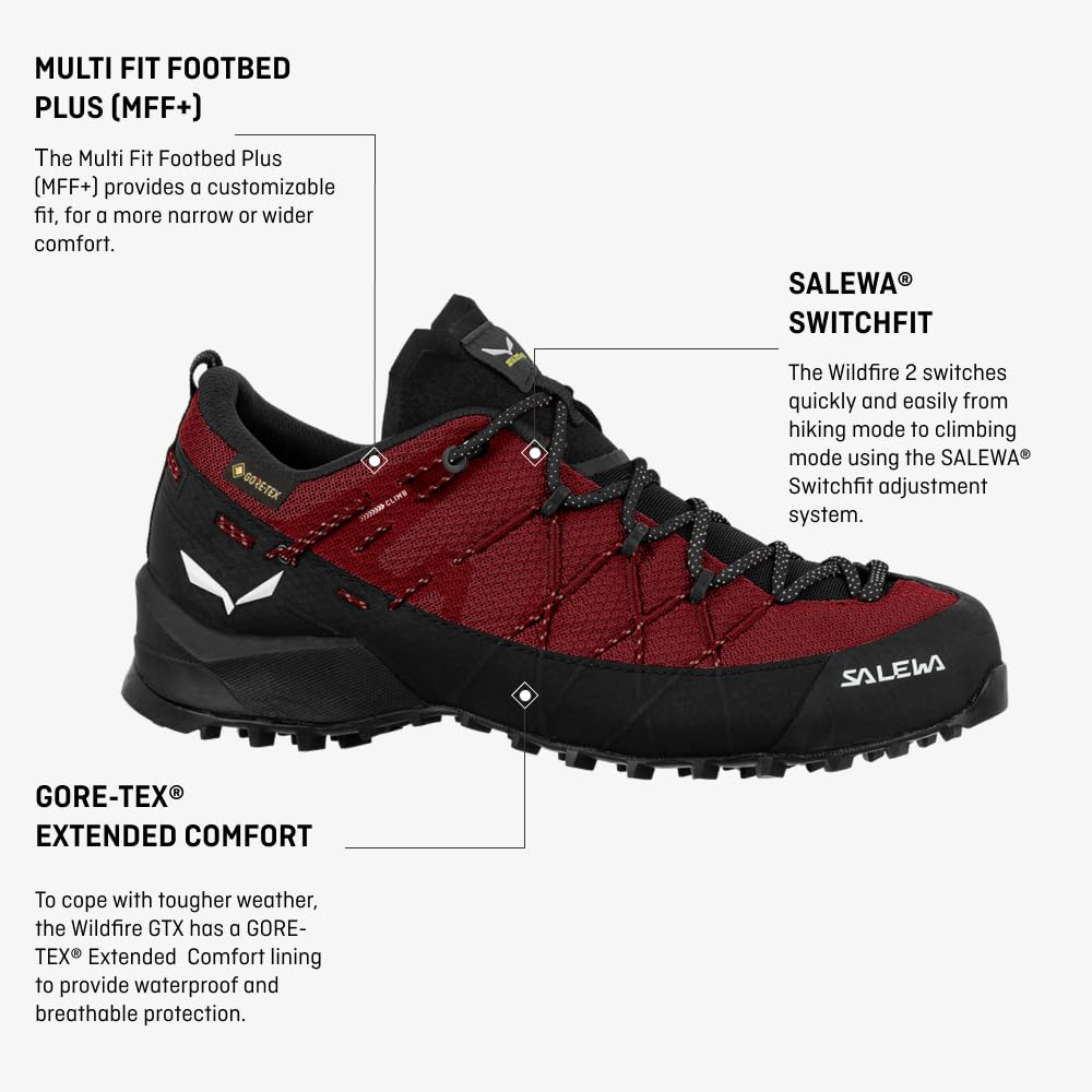 salewa-wildfire-2-gtx-scarpe-da-avvicinamento-donna-syrah-black-40-eu image 3