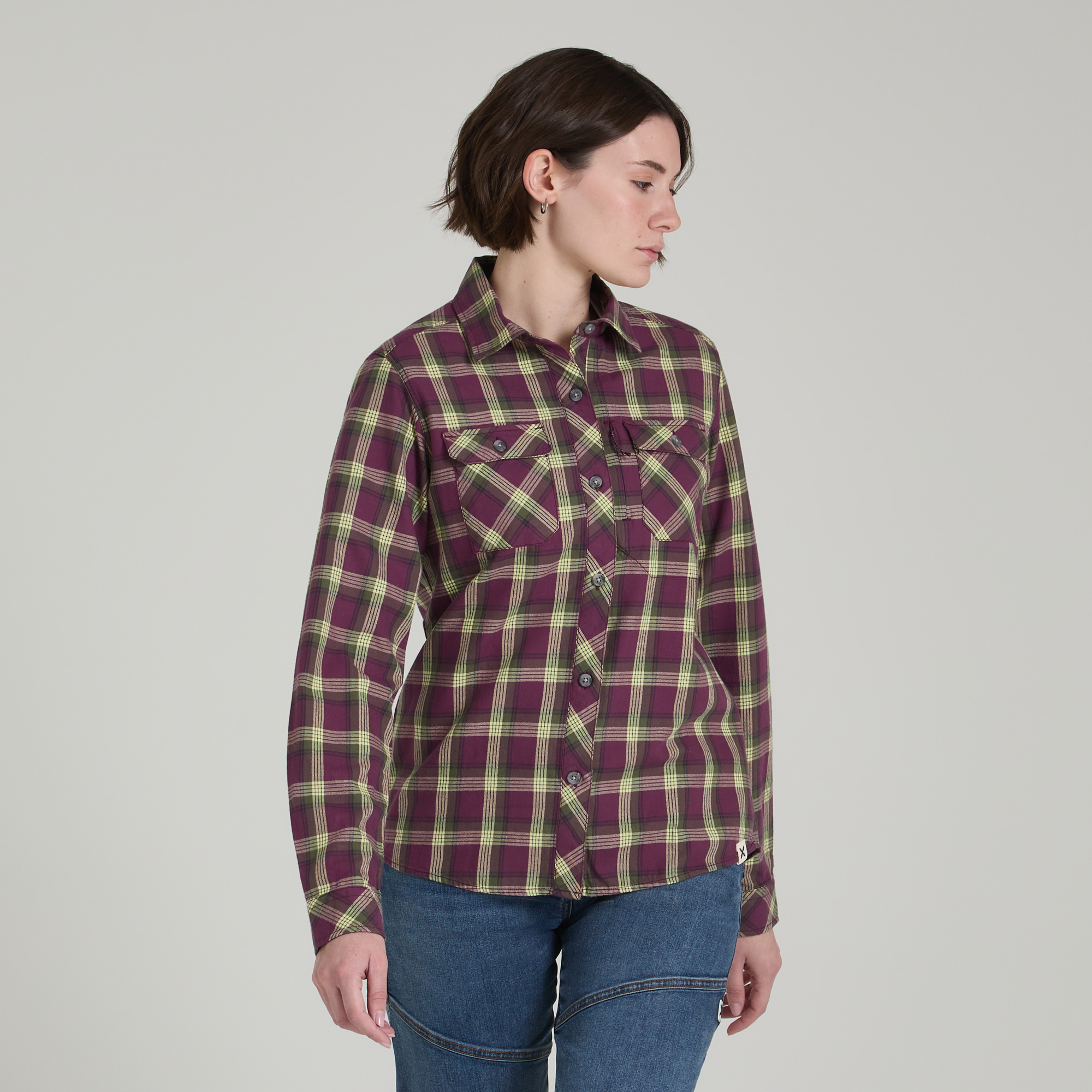 montura-cotton-check-shirt-woman-camicia-donna-cotone-trekking image 1