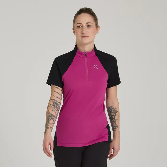 montura-hade-zip-t-shirt-donna-t-shirt-tecnica-con-zip image 1