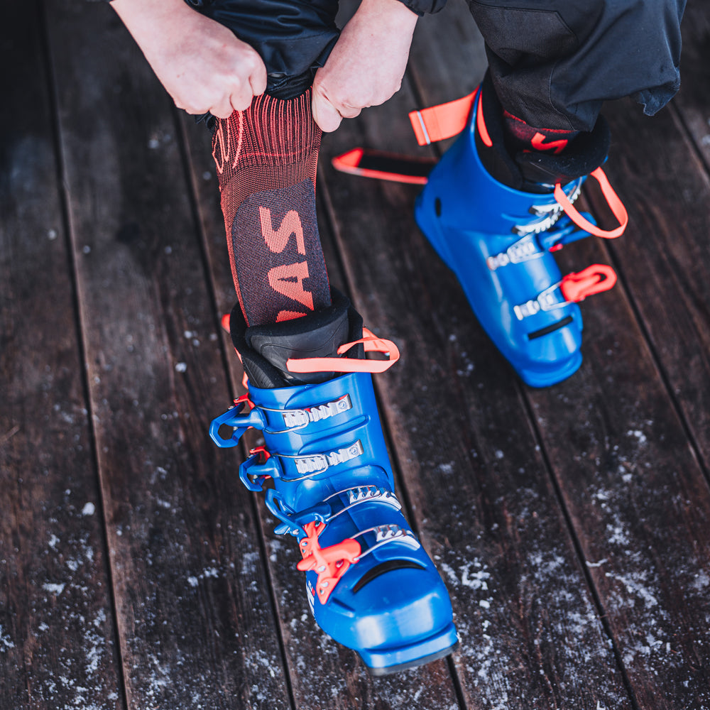 sidas-ski-expert-junior-calze-sci-bambino-arancio image 4