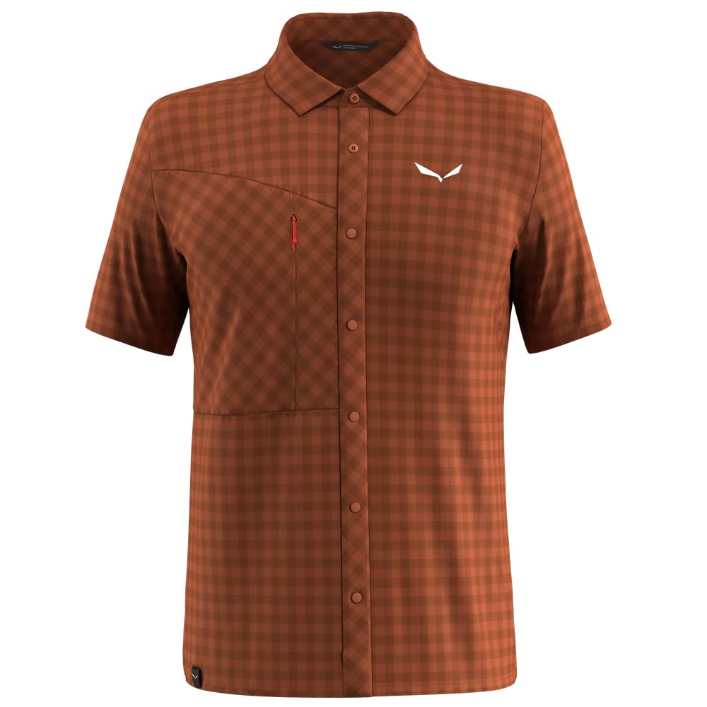 salewa-puez-dry-m-s-s-shirt-maglietta-tecnica-marrone-uomo-sport-e-tempo-libero image 1