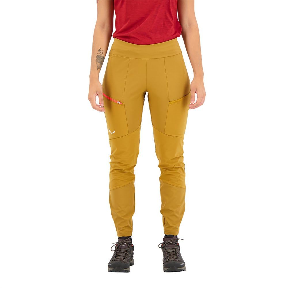 salewa-puez-dry-resp-w-cargo-tights-leggings-sportivi-donna-marrone image 4
