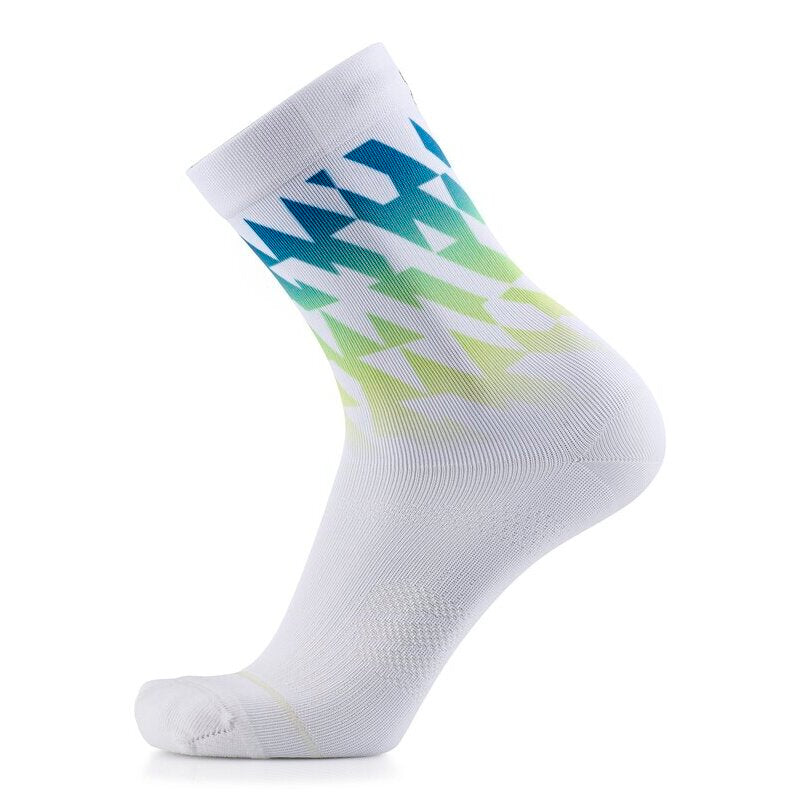 sidas-run-colors-geo-calzini-trail-running-verde-blu image 4
